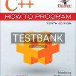 Test Bank for C++ How to Program 10th Edition by Deitel
