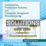 Solutions for Automation Production Systems and Computer Integrated Manufacturing 5th Edition by Groover
