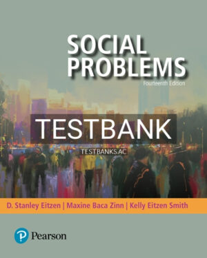 Test Bank for Social Problems 14th Edition by Eitzen