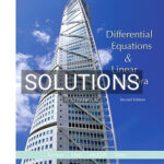 Solutions for Differential Equations and Linear Algebra 2nd Edition by Farlow