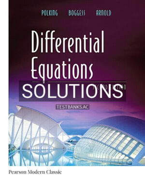 Solutions for Differential Equations 2nd Edition by Polking