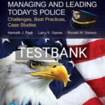 Test Bank for Managing and Leading Todays Police Challenges Best Practices Case Studies 4th Edition by Peak