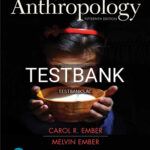 Test Bank for Cultural Anthropology 15th Edition by Ember