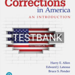 Test Bank for Corrections in America An Introduction 15th Edition by Allen