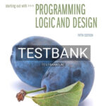 Test Bank for Starting Out with Programming Logic and Design 5th Edition by Gaddis