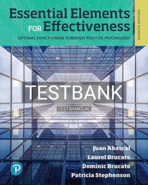 Test Bank for Essential Elements for Effectiveness for Miami Dade College 7th Edition by Abascal