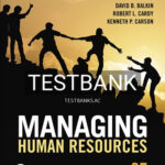 Test Bank for Managing Human Resources 9th Edition by Gomez Mejia