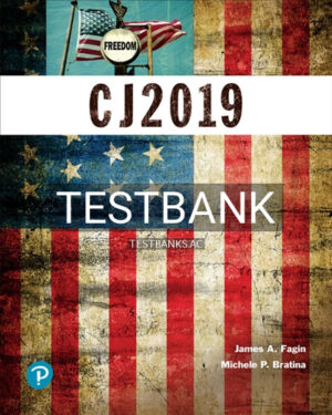 Test Bank for CJ 2019 1st Edition by Fagin