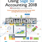 Solutions for Using Sage 50 Accounting 2018 1st Edition by Purbhoo