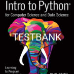 Test Bank for Intro to Python for Computer Science and Data Science 1st Edition by Deitel
