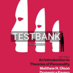 Test Bank for Introduction to Theories of Personality 9th Edition by Olson