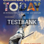 Test Bank for Criminal Justice Today 16th Edition by Schmalleger