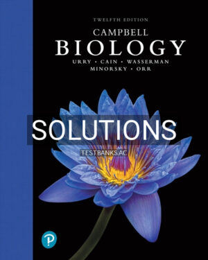Solutions for Campbell Biology 12th Edition by Urry