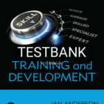 Test Bank for Training and Development 1st Edition by Anderson