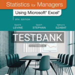 Test Bank for Statistics for Managers Using Microsoft Excel 9th Edition by Levine