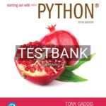 Test Bank for Starting out with Python 5th Edition by Gaddis