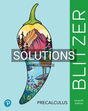 Solutions for Precalculus 7th Edition by Blitzer