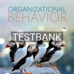 Test Bank for Organizational Behavior 19th Edition by Robbins
