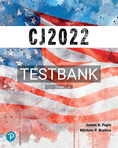 9780137908103-TEST-BANK Test Bank for CJ 2022 2nd Edition by Fagin