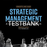 Test Bank for Strategic Management A Competitive Advantage Concept and Cases 18th Edition by David