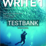 Test Bank for WRITE 1 Sentences and Paragraphs 1st Edition by Kemper