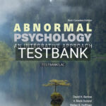 Test Bank for Abnormal Psychology 6th Edition by Barlow