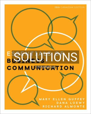 Solutions for Essentials of Business Communication 10th Edition by Guffey