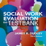 Test Bank for Social Work Evaluation 3rd Edition by Dudley