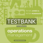 Test Bank for Operations Management 2nd Edition by Jones