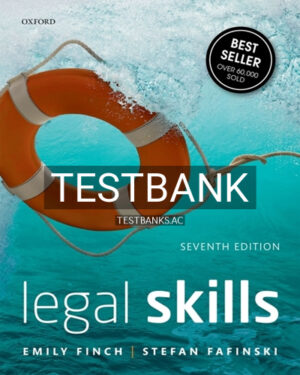 Test Bank for Legal Skills 7th Edition by Finch