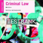 Test Bank for Criminal Law Directions 6th Edition by Monaghan