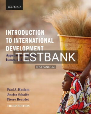 Test Bank for Introduction to International Development Approaches Actors and Issues 3rd Edition by Haslam
