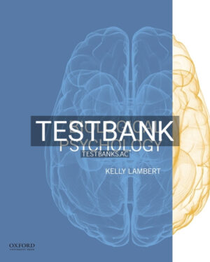 Test Bank for Biological Psychology 1st Edition by Lambert