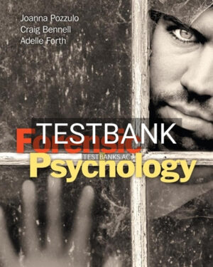 Test Bank for Forensic Psychology 1st Edition by Pozzulo