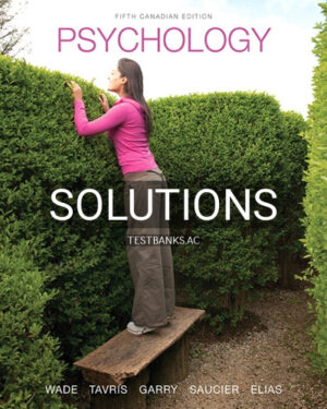 Solutions for Psychology 5th Edition by Wade