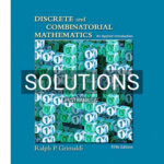Solutions for Discrete and Combinatorial Mathematics 5th Edition by Grimaldi