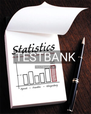 Test Bank for Statistics 4th Edition by Agresti