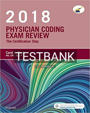 Test Bank for Buck's Physician Coding Exam Review 2018 1st Edition by Buck