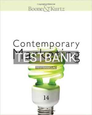 Test Bank for Principles of Contemporary Marketing 14th Edition by Kurtz
