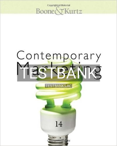 9780324828085-TEST-BANK Test Bank for Principles of Contemporary Marketing 14th Edition by Kurtz