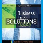 Solutions for Business Law Today The Essentials 12th Edition by Miller