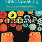 Test Bank for Public Speaking 3rd Edition by Keith