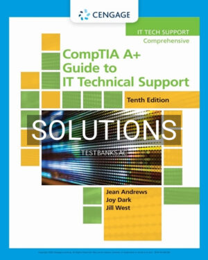 Solutions for CompTIA A Guide to IT Technical Support 10th Edition by Andrews