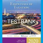 Test Bank for South-Western Federal Taxation 2020 Essentials of Taxation Individuals and Business Entities 23rd Edition by Nellen