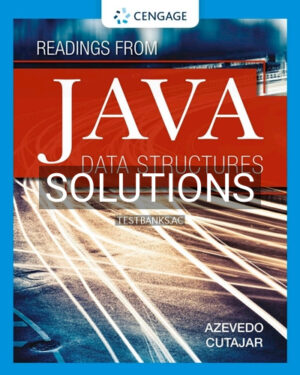 Solutions for Java Data Structures 1st Edition by Azevedo
