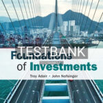 Test Bank for Foundations of Investments 1st Edition by Adair