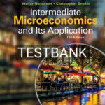 Test Bank for Intermediate Microeconomics and Its Application 13th Edition by Nicholson
