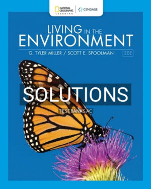 Solutions for Living in the Environment 20th Edition by Miller