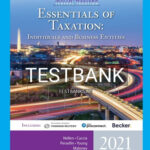 Test Bank for South-Western Federal Taxation 2021 Essentials of Taxation Individuals and Business Entities 24th Edition by Nellen