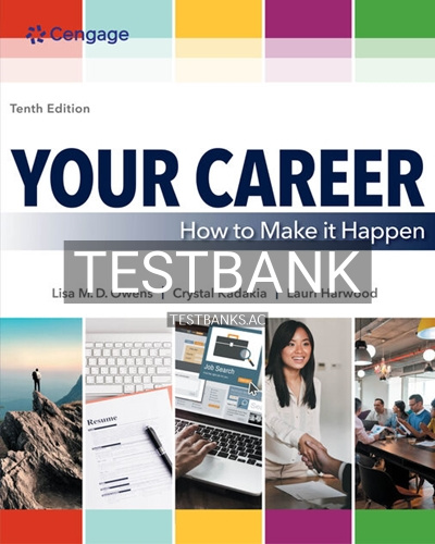 9780357361351-TEST-BANK Test Bank for Your Career 10th Edition by Owens